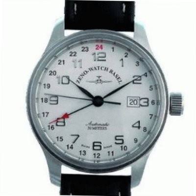 Zeno New Pilot Classic Fliegeruhr GMT Ref. 9563 CW