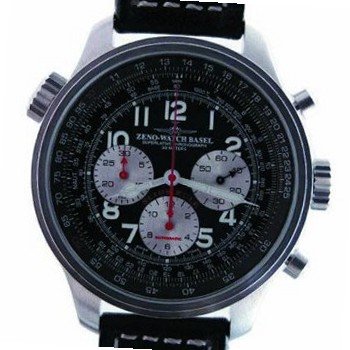 Zeno Pilot Oversized Slide Rule Chronograph Ref. 8557 CAL-TH