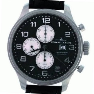 Zeno Pilot Oversized Tri-Compax Classic Chronograph Ref. 8557 TVD-CB
