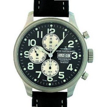 Zeno Pilot Oversized Tri-Compax Classic Chronograph Ref. 8557 TVDD D-SV