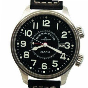 Zeno Pilot Oversized XL-Fliegeruhr Alarm Ref. 8575 A