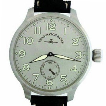 Zeno Super-Oversized Manual Wind Ref. 9558 SOS SILV