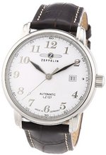 Zeppelin Gents LZ 127 Graf Zeppelin Automatic White-Silver 7656-4