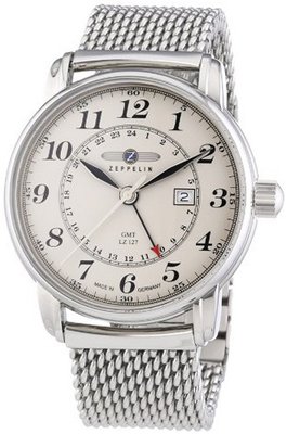 Zeppelin Quartz LZ127 Graf Zeppelin 7642M5 with Metal Strap
