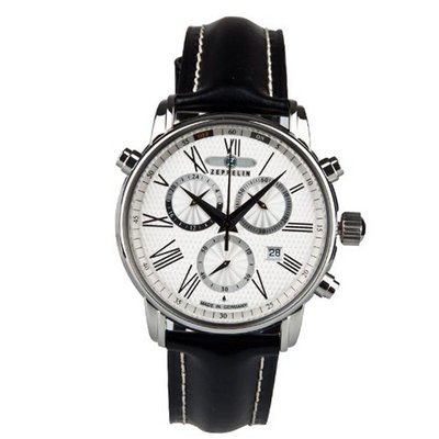 Zeppelin Quarzuhren Chronograph with Alarm and Date