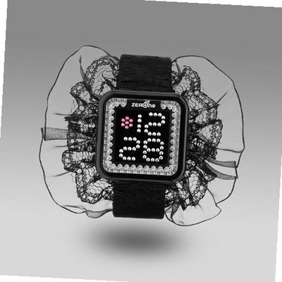 uZEROne Zerone Lolita Black Swarovski crystal Digital (Black Lace) 