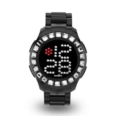 Zerone Bedazzled Black Digital (Clear Swarovski Crystal)
