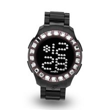 Zerone Bedazzled Black IP Brown Digital (Clear Swarovski Crystal)