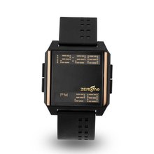 Zerone Bsquared Ultra Slim Black IP Rose Gold Digital