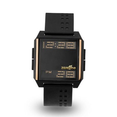 Zerone Bsquared Ultra Slim Black IP Rose Gold Digital