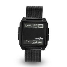 Zerone Bsquared Ultra Slim IP Black Mesh Band Digital