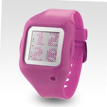 Zerone Dazzled Animation Pink Swarovski Crystal with Pink Case Scrolling Message