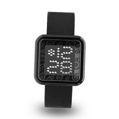 Zerone Dazzled Black Swarovski Crystal Digital