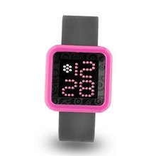 Zerone Dazzled Pink Black Swarovski Crystal Digital