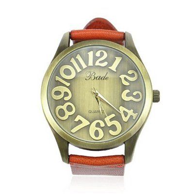 ZLYC BADE Unisex Old Fashion with Cow Leather Belt Color Light Brown