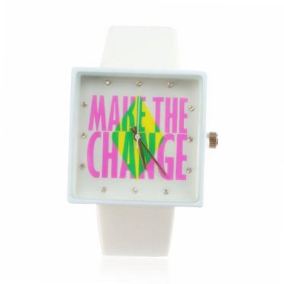 ZLYC Make The Change Personalized White Quartz Sports