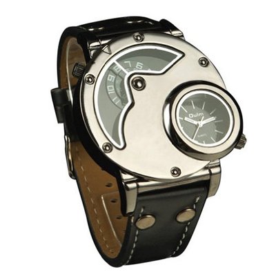 ZLYC Personalized Waterproof Causal Sports Steel Dial Wrist Black
