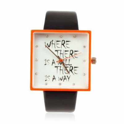 ZLYC Where There Is A Will There Is A Way Personalized Square