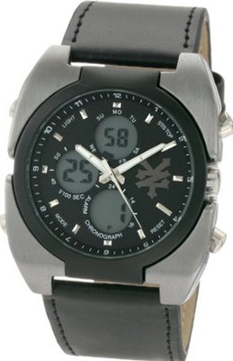 Zoo York ZY1037 Spring 2011 Matte Black Barrel Analog-Digital Case