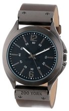 Zoo York ZY1235 Street Wear Collection Round Case Hinged Strap Brown