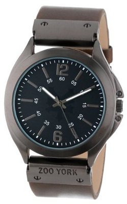 Zoo York ZY1235 Street Wear Collection Round Case Hinged Strap Brown