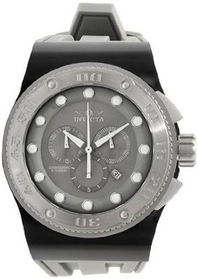 Invicta 12291 Akula Grey Dial Quartz Chrono Grey Pu