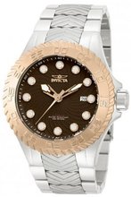 Invicta 12929 Pro Diver Brown Rose Dial Auto 3H Stainless Steel