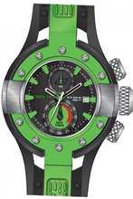 Invicta 13064 S1 Rally Black Green Quartz 3H Pu