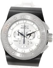 uZWI Group Invicta 12296 Akula Silver Dial Quartz Chrono White Pu 